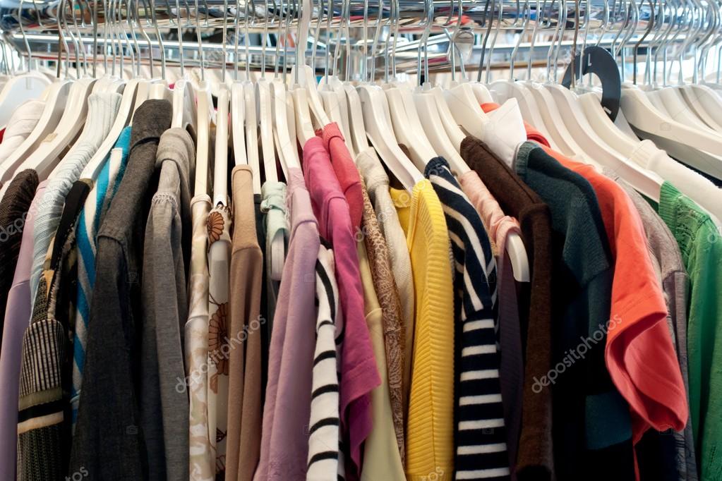 Second hand clothing — Stock Photo © JGade 27546359