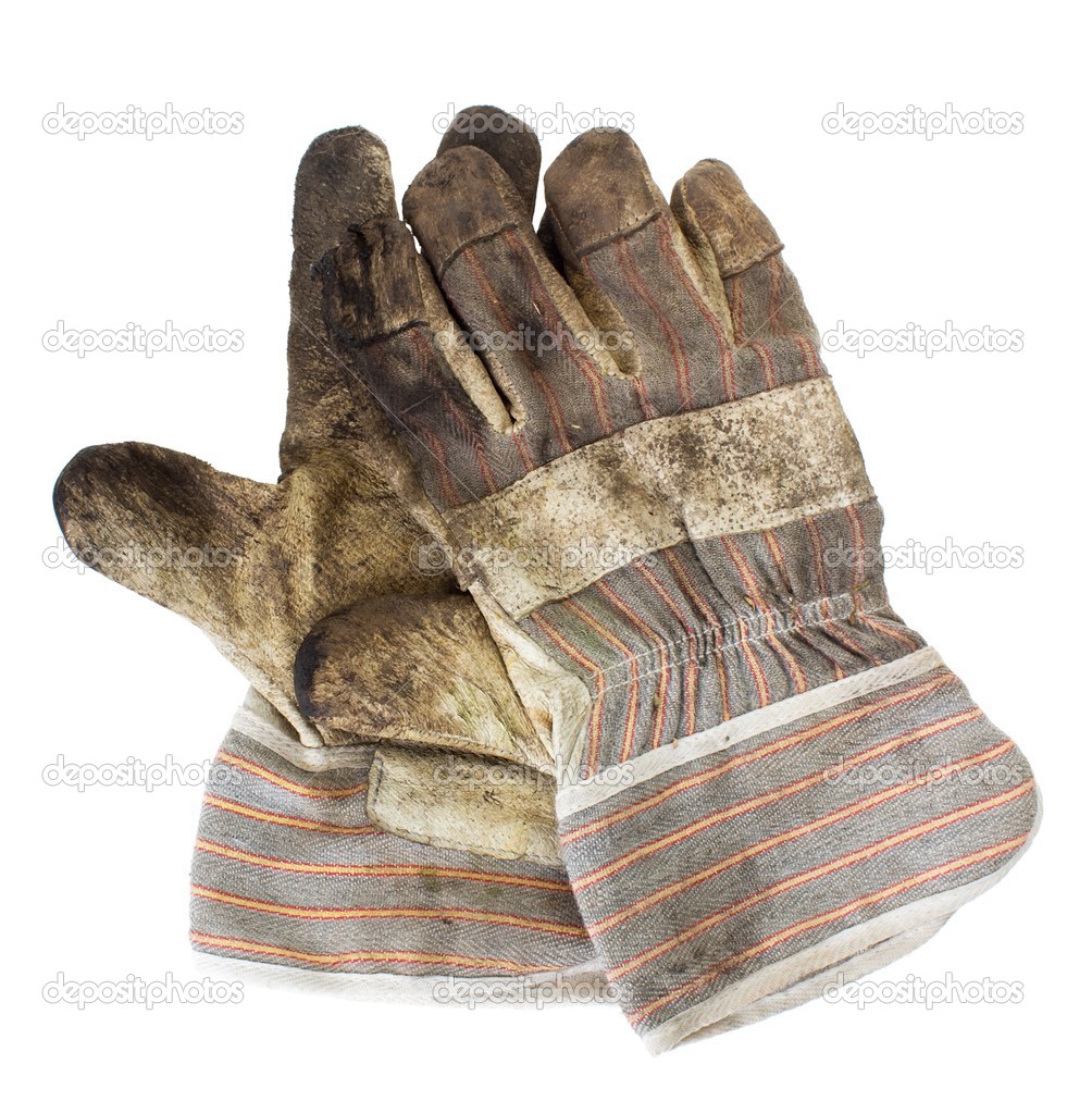 Dirty gloves — Stock Photo © JGade 27551055
