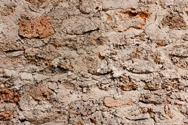 Muro di pietra grezza — Foto Stock