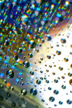 Abstract close-up colorful blob texture background. Drop macro background.