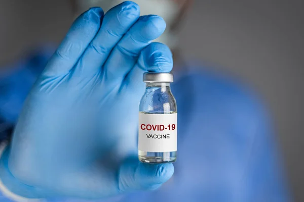 Concetto Background Del Vaccino Del Coronavirus Pandemia Covid — Foto Stock