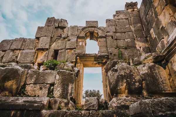 Ruinen Der Antiken Stadt Myra Demre Antalya Türkei Stockbild