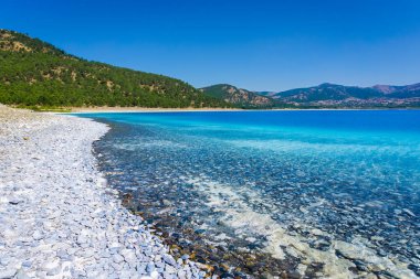 Salda Gölü Türkiye 'nin en derin gölüdür. Burdur Eyaleti