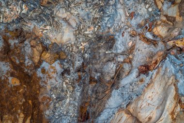 İnkaya Mağarası tavanı ve oluşumları. İzmir, Türkiye