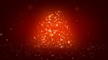 Noel ağacının kırmızı kızdırma