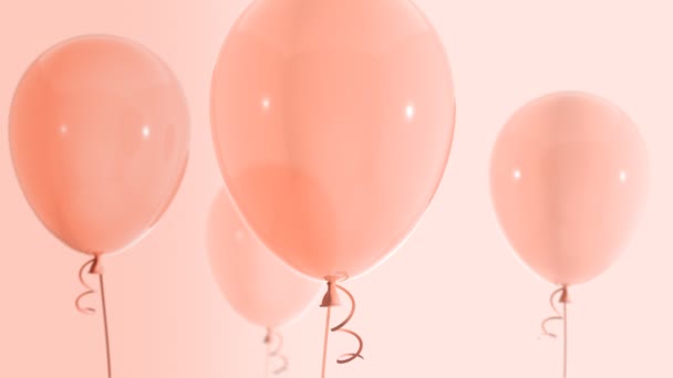 Balóny vznášející se smyčka — Stock video