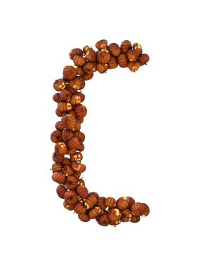 Cadılar Bayramı Balkabağı Feneri Parçacık C