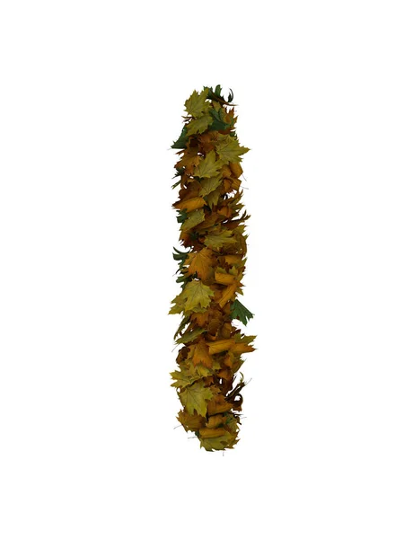 Мбаппе Сделал Шрифта Autumn Leafe — стоковое фото