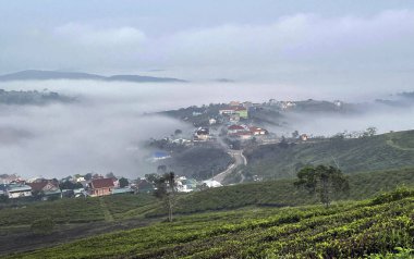 Bulutlar Cau Dat kasabasına geri döndü.