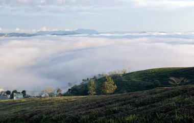 Cau Dat kasabası bulutları