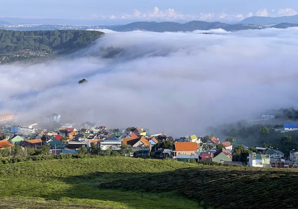 Nuvens Sobre Cau Dat Cidade — Fotografia de Stock