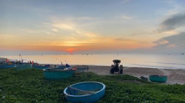 beautiful landscape with a boat and boats in the sea