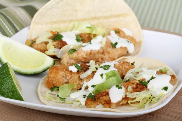 Fish Tacos — Stock Photo, Image