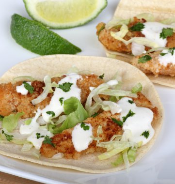 balıklı taco ve kireç