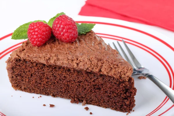 Slice of Chocolate Cake — Stock Photo, Image