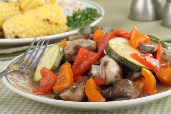 Fried Vegetables — Stock Photo, Image