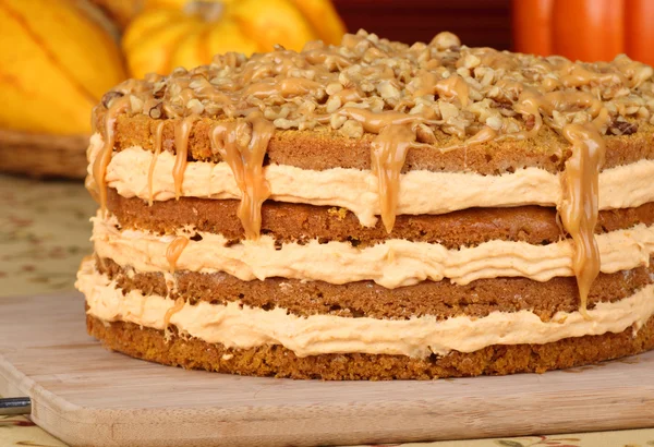 Pastel de calabaza de otoño —  Fotos de Stock