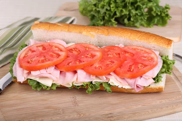 Ham and Cheese Sandwich — Stock Photo, Image