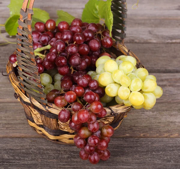 Basket of Grapes — Stock Photo, Image