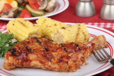 tavuk ve Mısır yemek