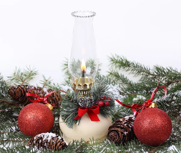 Christmas Lamp Stock Photo