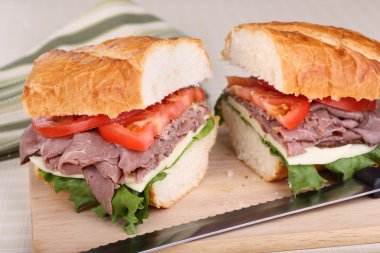 Roast Beef Sandwich clipart