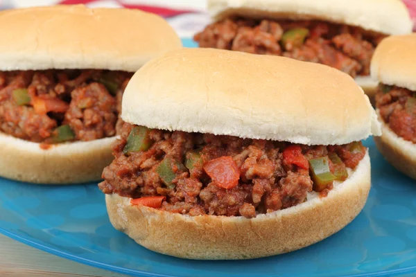 Sloppy joe broodjes — Stockfoto