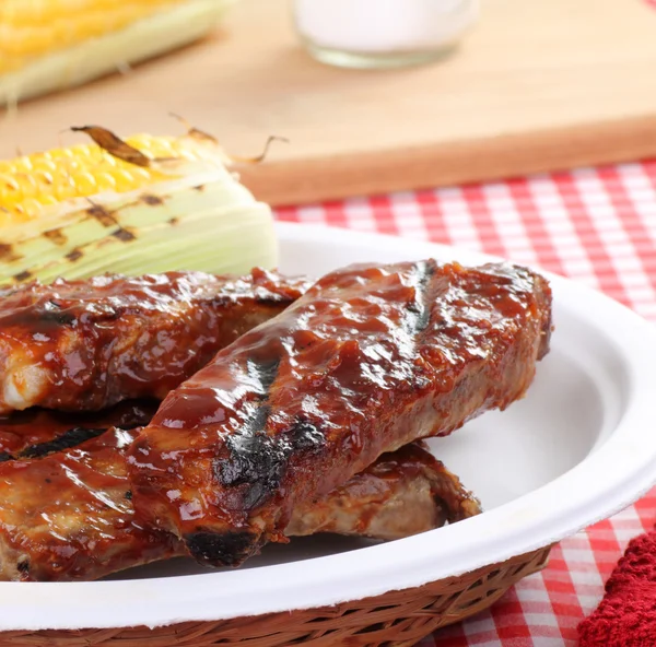 Barbecue ribs — Stockfoto