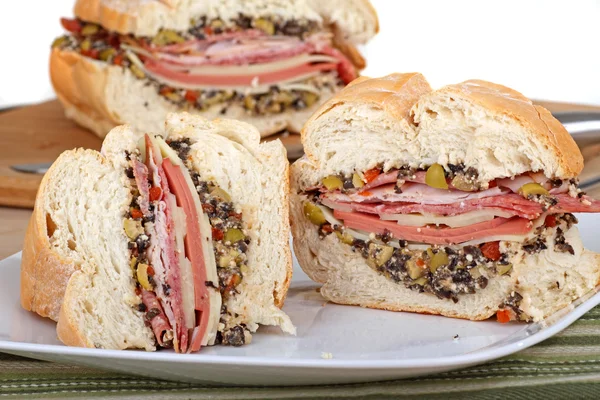 Meat Filled Loaf — Stock Photo, Image
