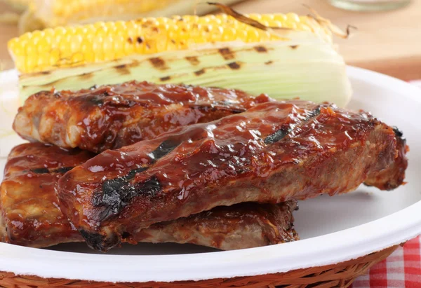 Barbecue Spareribs — Stock Photo, Image