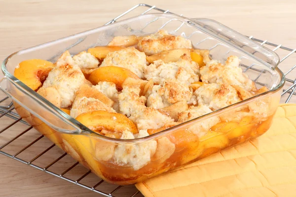 Peach Cobbler — Stock Photo, Image