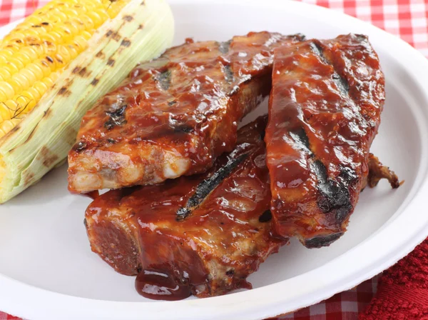 Barbecue Spareribs — Fotografie, imagine de stoc