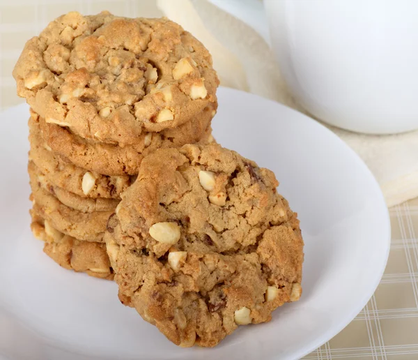 Pilha de biscoitos de manteiga de amendoim — Fotografia de Stock