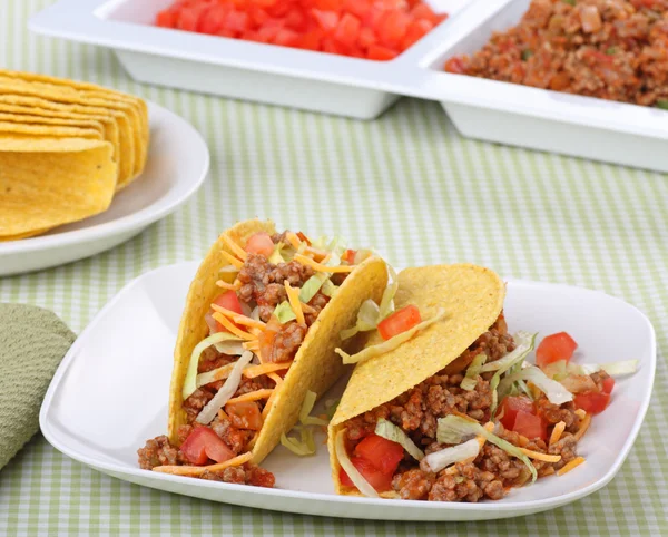 Two Tacos — Stock Photo, Image