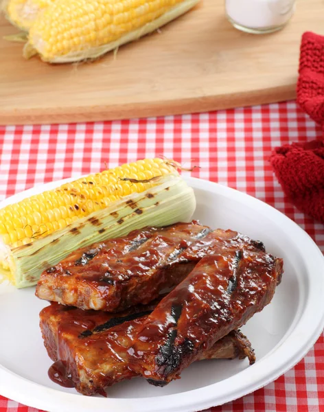 Barbecue ribs — Stockfoto