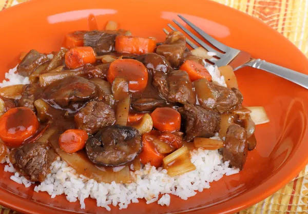 Beef Stew Closeup — Stock Photo, Image