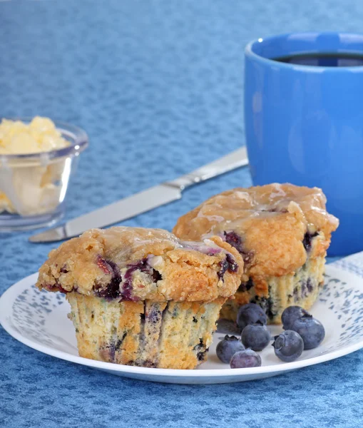 Blaubeermuffins — Stockfoto