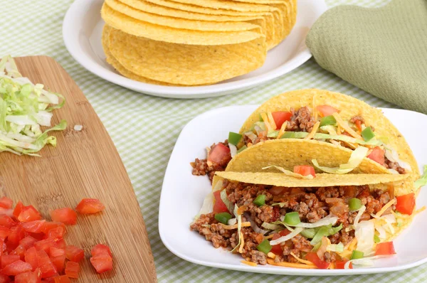 Two Tacos — Stock Photo, Image