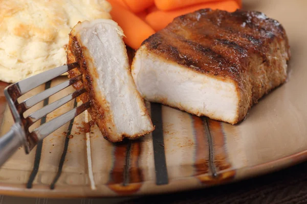 Grilled Pork Tenderloin — Stock Photo, Image