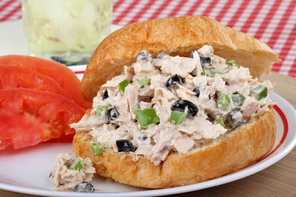 Tuna Salad Sandwich Meal — Stock Photo, Image