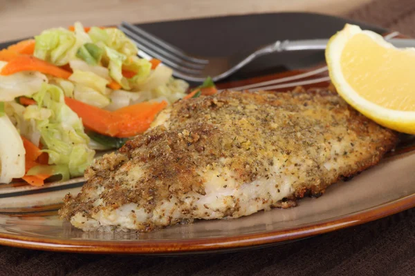 Fried Catfish Fillet — Stock Photo, Image