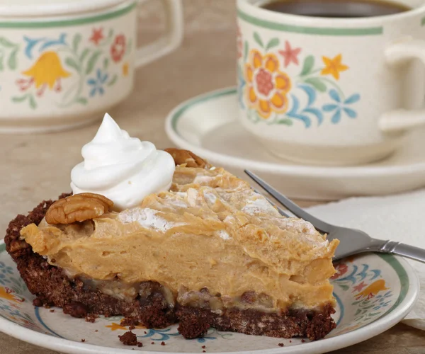 Piece of Peanut Butter Pie — Stock Photo, Image