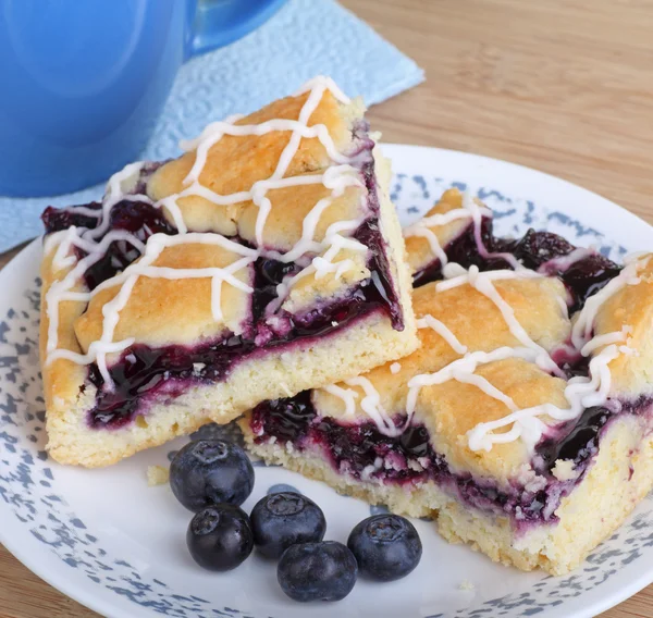 Zwei Blaubeerriegel — Stockfoto