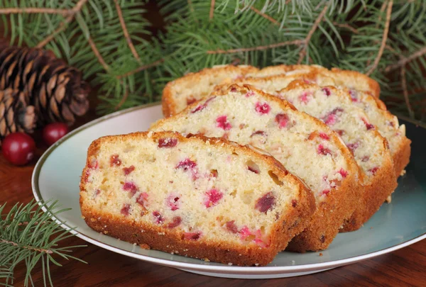 Pan de Navidad en rodajas —  Fotos de Stock