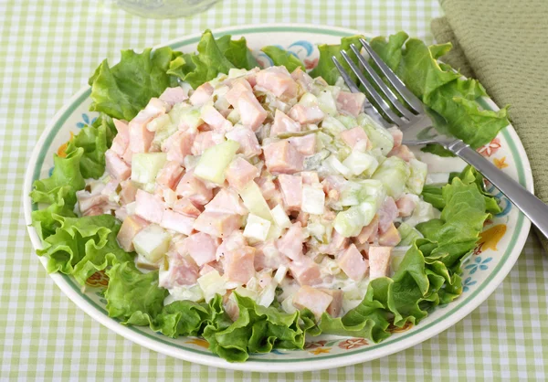 Salada de presunto — Fotografia de Stock