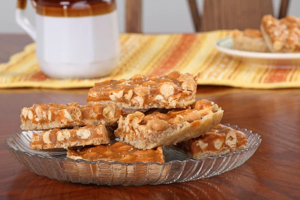 Butterscotch Peanut Bars — Stock Photo, Image