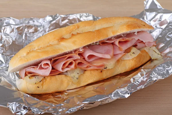 Ham and Cheese Sandwich — Stock Photo, Image