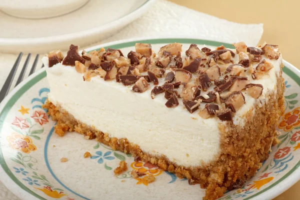 Nahaufnahme Käsekuchen-Dessert — Stockfoto