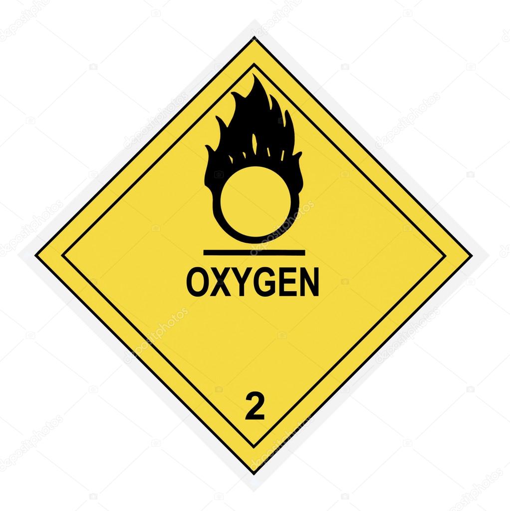 Oxygen Warning Label