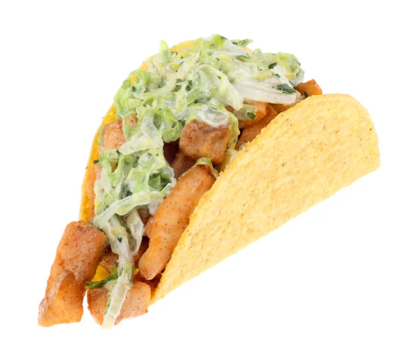 Fisch Taco isoliert — Stockfoto
